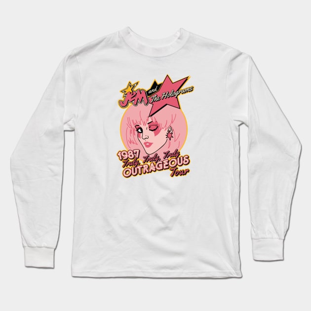 Jem Outrageous Tour Long Sleeve T-Shirt by Nazonian